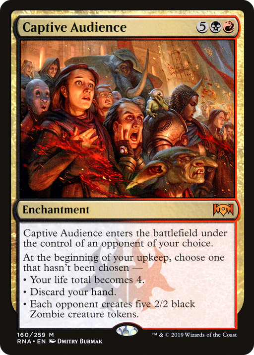 Captive Audience (RNA-160) [Ravnica Allegiance] MTG Single Wizards of the Coast