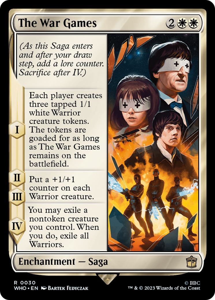 The War Games (WHO-030) [Doctor Who] Foil MTG Single Wizards of the Coast