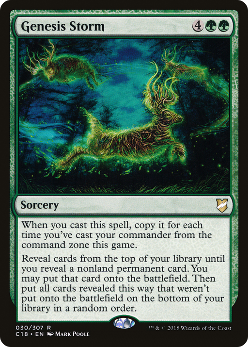 Genesis Storm (C18-030) [Commander 2018] MTG Single Wizards of the Coast