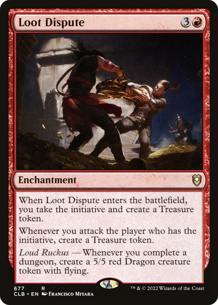 Loot Dispute (CLB-677) [Commander Legends: Battle for Baldur's Gate] MTG Single Wizards of the Coast