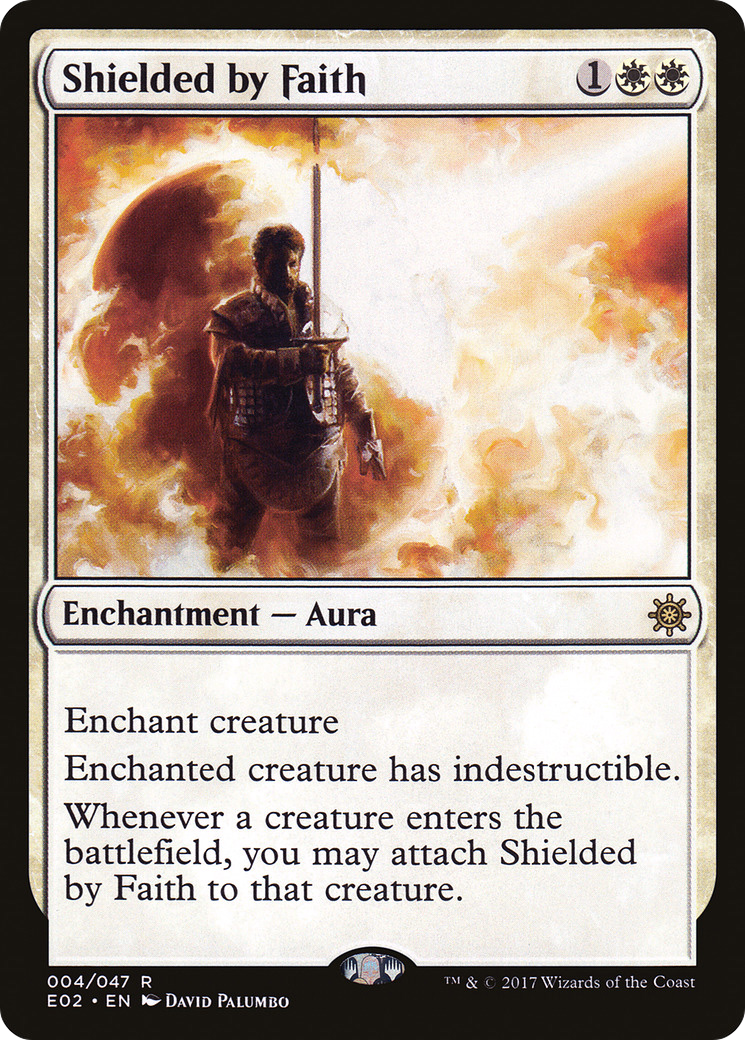 Shielded by Faith (E02-004) [Misc] Explorers of Ixalan MTG Single Wizards of the Coast