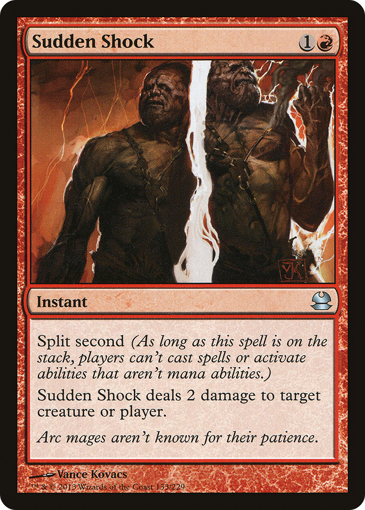 Sudden Shock [Modern Masters] MTG Single Magic: The Gathering   