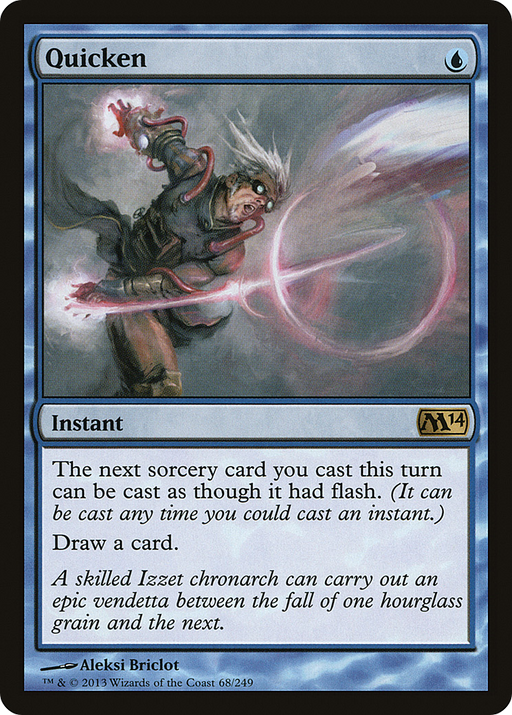 Quicken (M14-068) [Magic 2014] Foil MTG Single Wizards of the Coast