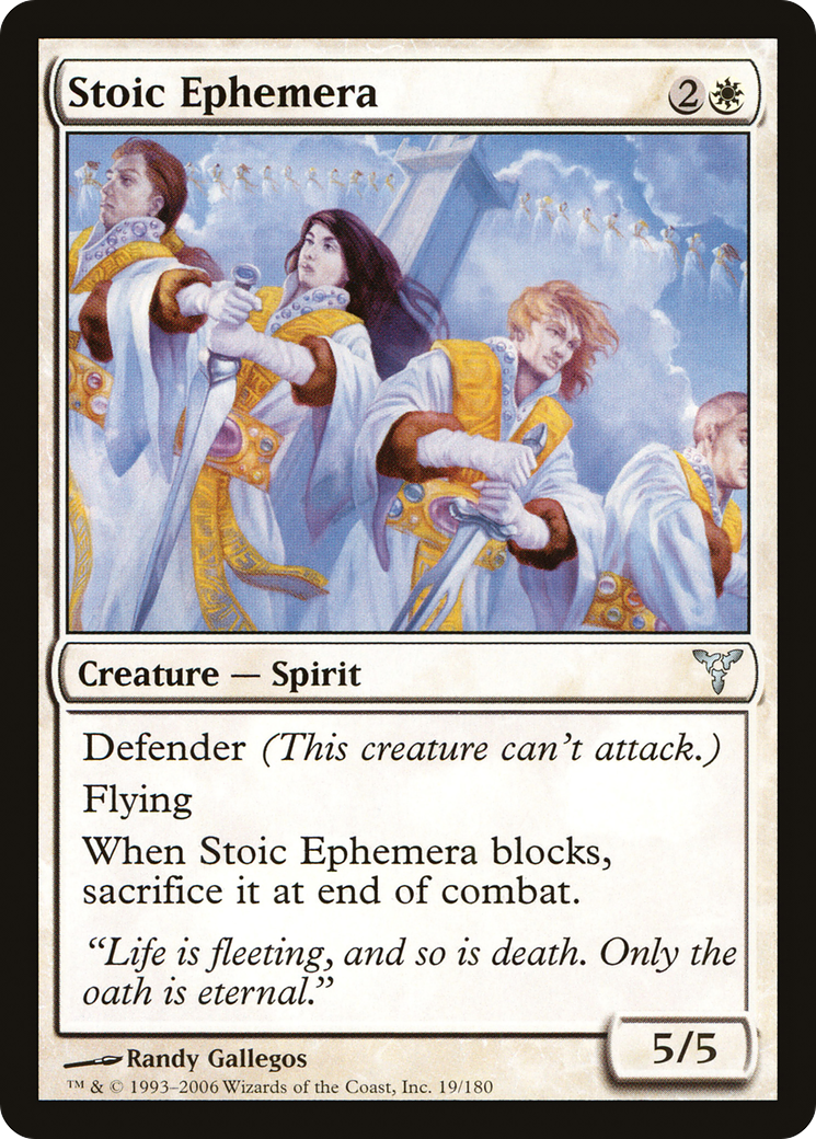Stoic Ephemera [Dissension] MTG Single Magic: The Gathering