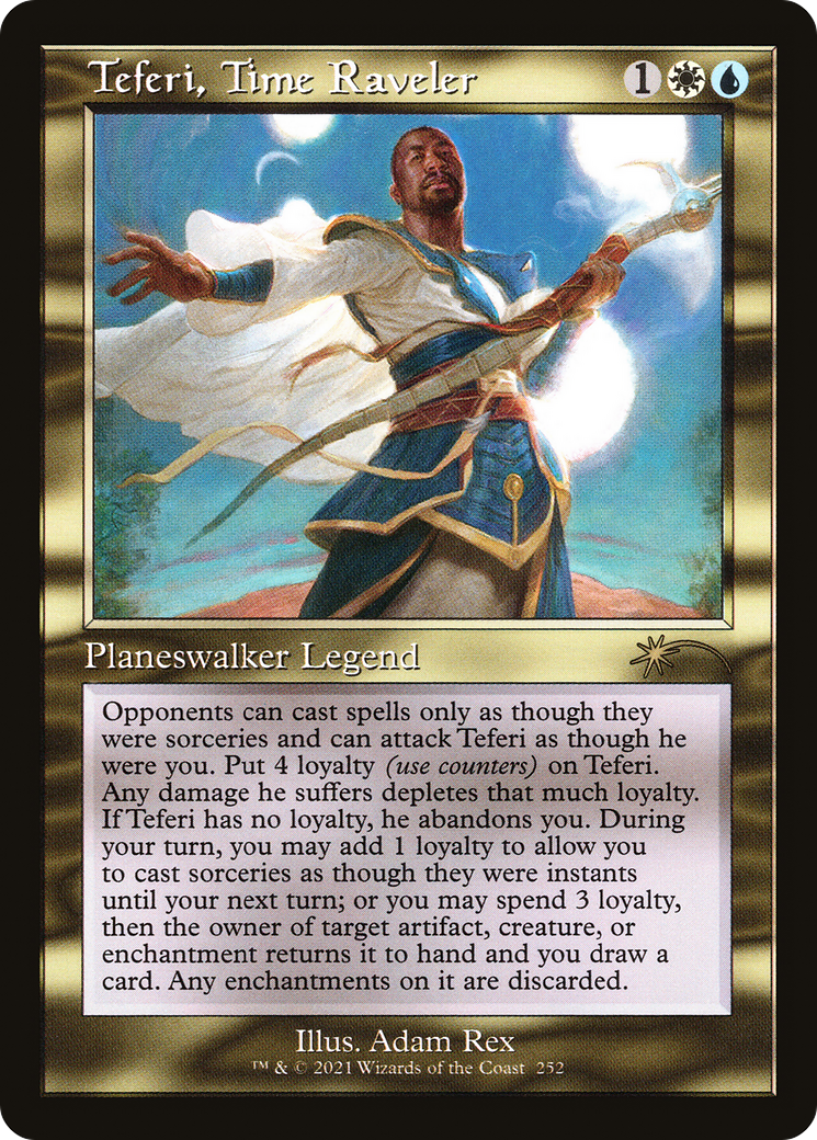 Teferi, Time Raveler (SLD-252) [Secret Lair] Drop MTG Single Wizards of the Coast