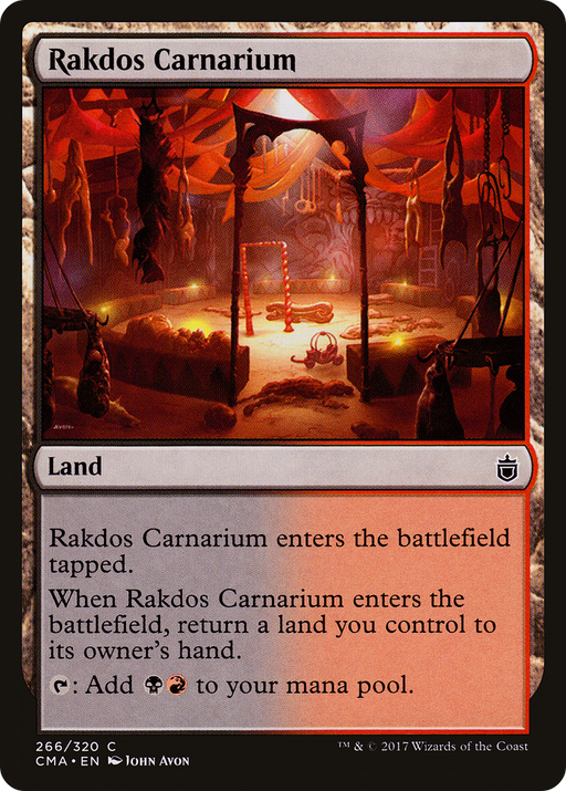 Rakdos Carnarium (CMA-266) [Commander Anthology] MTG Single Wizards of the Coast