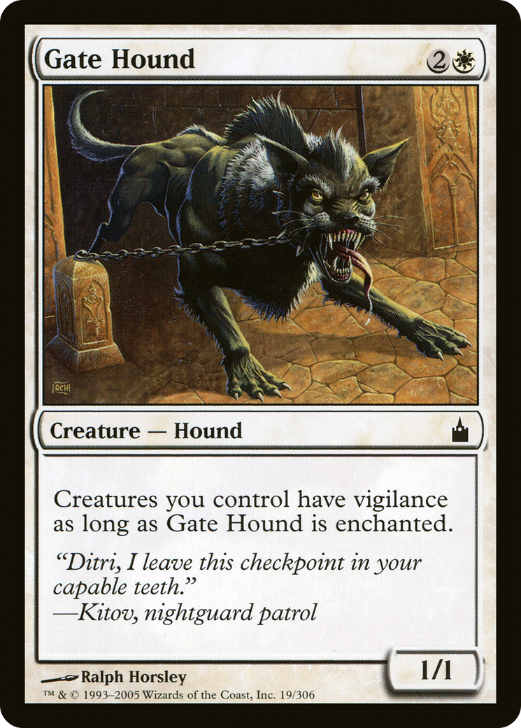 Gate Hound (RAV-019) [Ravnica: City of Guilds] MTG Single Wizards of the Coast