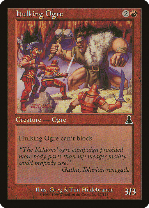 Hulking Ogre (UDS-087) [Urza's Destiny] MTG Single Wizards of the Coast