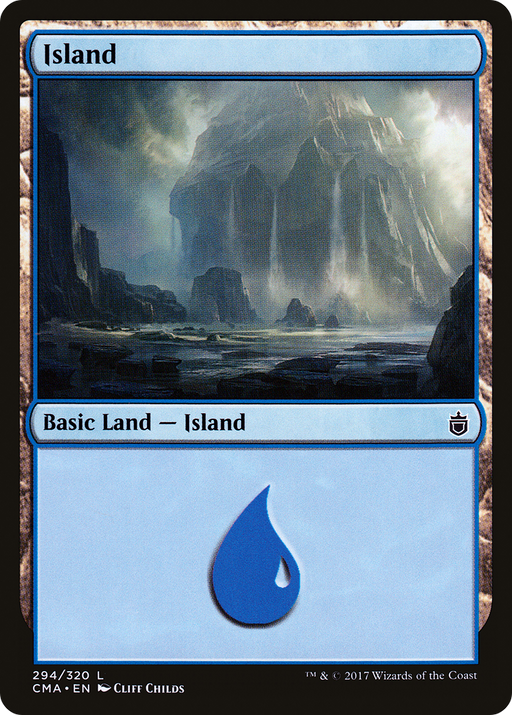 Island (CMA-294) [Commander Anthology] MTG Single Wizards of the Coast