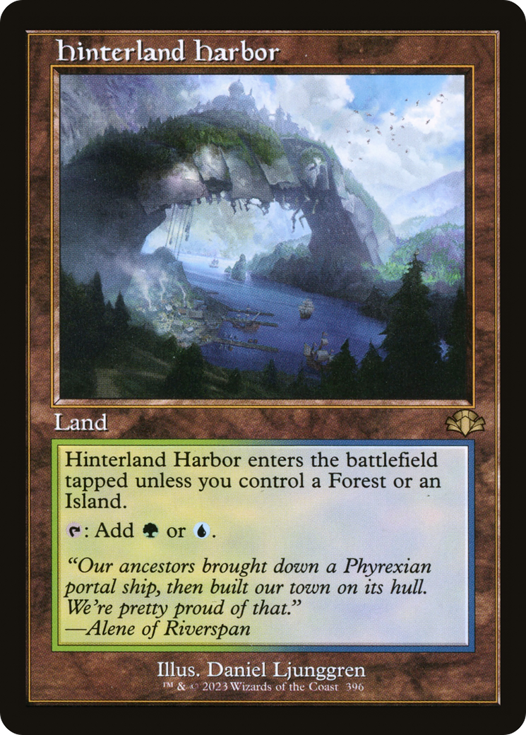 Hinterland Harbor (DMR-396) [Dominaria Remastered] MTG Single Wizards of the Coast