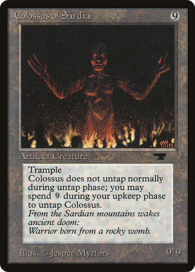 Colossus of Sardia (ATQ-) [Oldschool] Antiquities MTG Single Wizards of the Coast