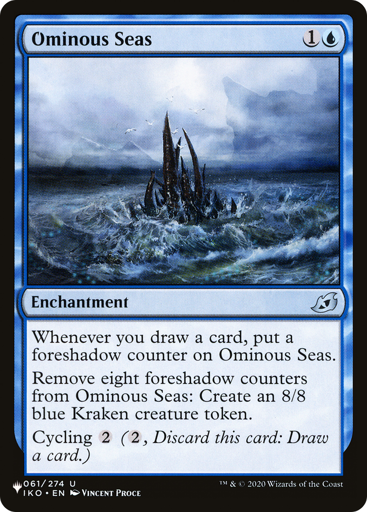 Ominous Seas (LIST-IKO-61) [Mystery Booster] The List MTG Single Wizards of the Coast