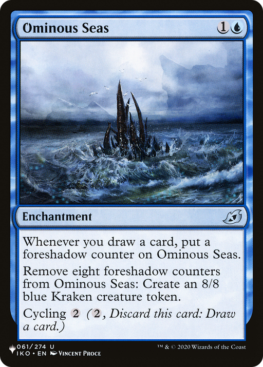 Ominous Seas (LIST-IKO-61) [Mystery Booster] The List MTG Single Wizards of the Coast