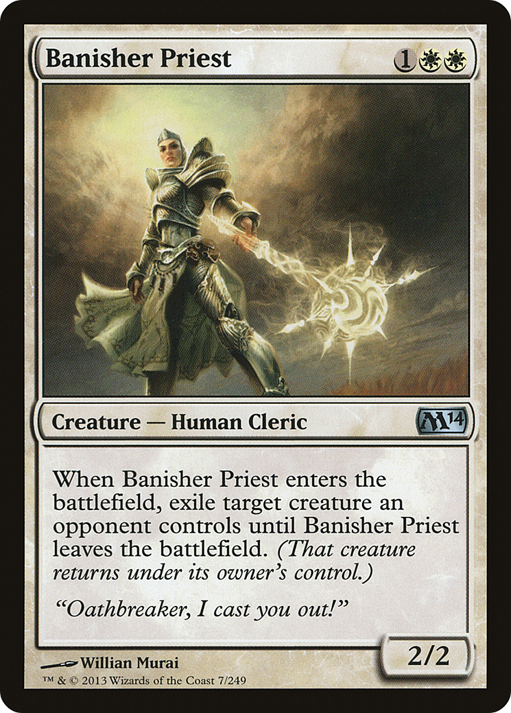 Banisher Priest (M14-007) [Magic 2014] MTG Single Wizards of the Coast