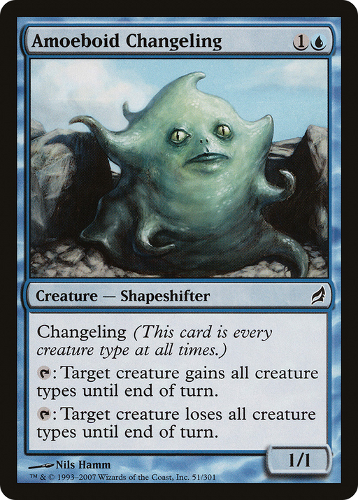 Amoeboid Changeling (LRW-051) [Lorwyn] MTG Single Wizards of the Coast