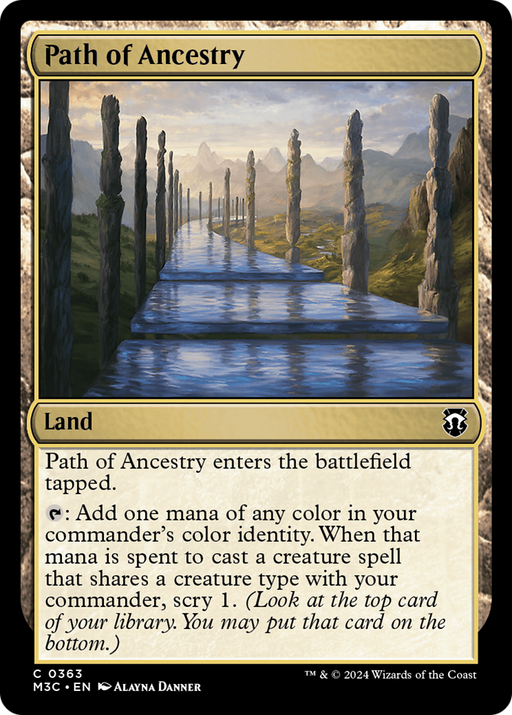 Path of Ancestry (M3C-363) [Modern Horizons 3 Commander] MTG Single Wizards of the Coast