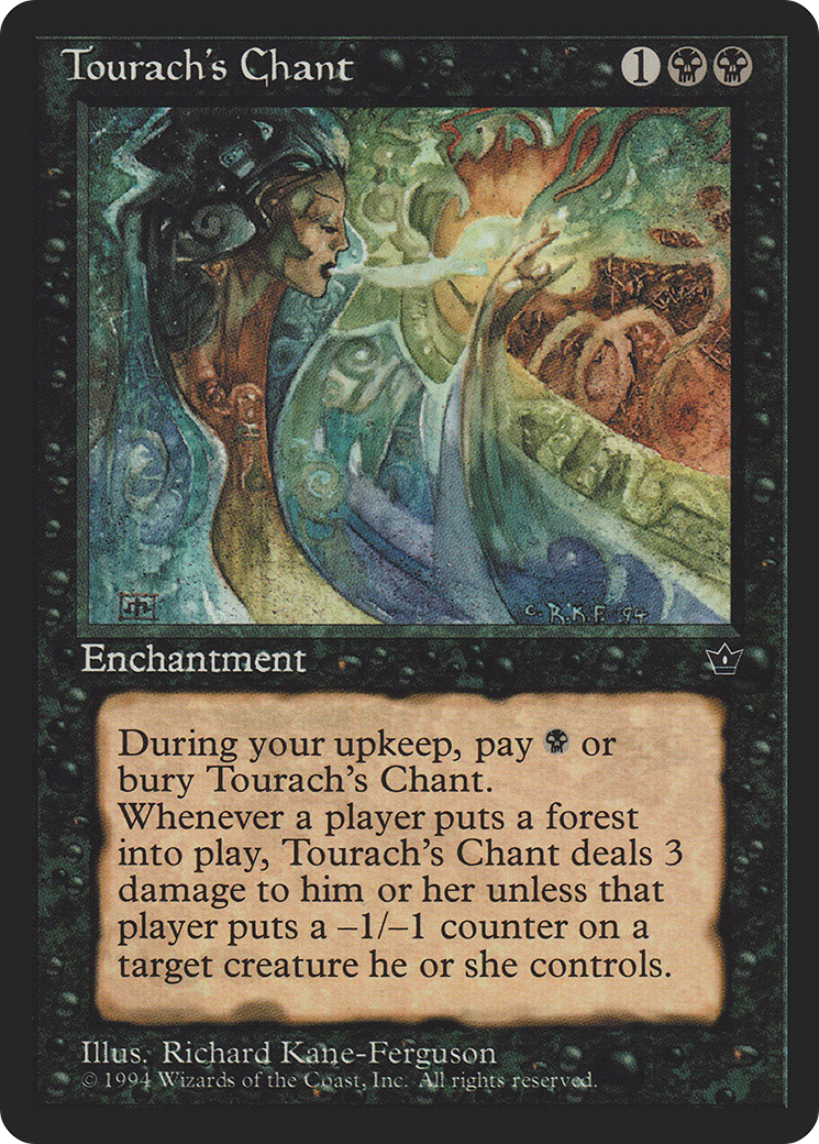 Tourach's Chant (FEM-047) [Fallen Empires] MTG Single Wizards of the Coast