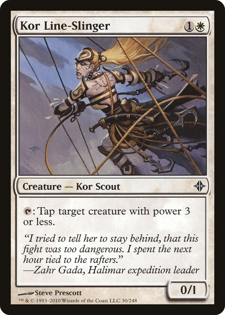 Kor Line-Slinger (ROE-030) [Rise of the Eldrazi] MTG Single Wizards of the Coast