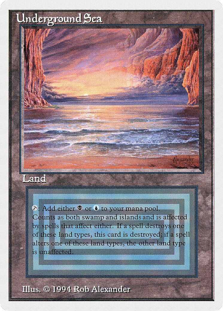 Underground Sea (SUM-290) [Misc] Summer Magic / Edgar MTG Single Wizards of the Coast