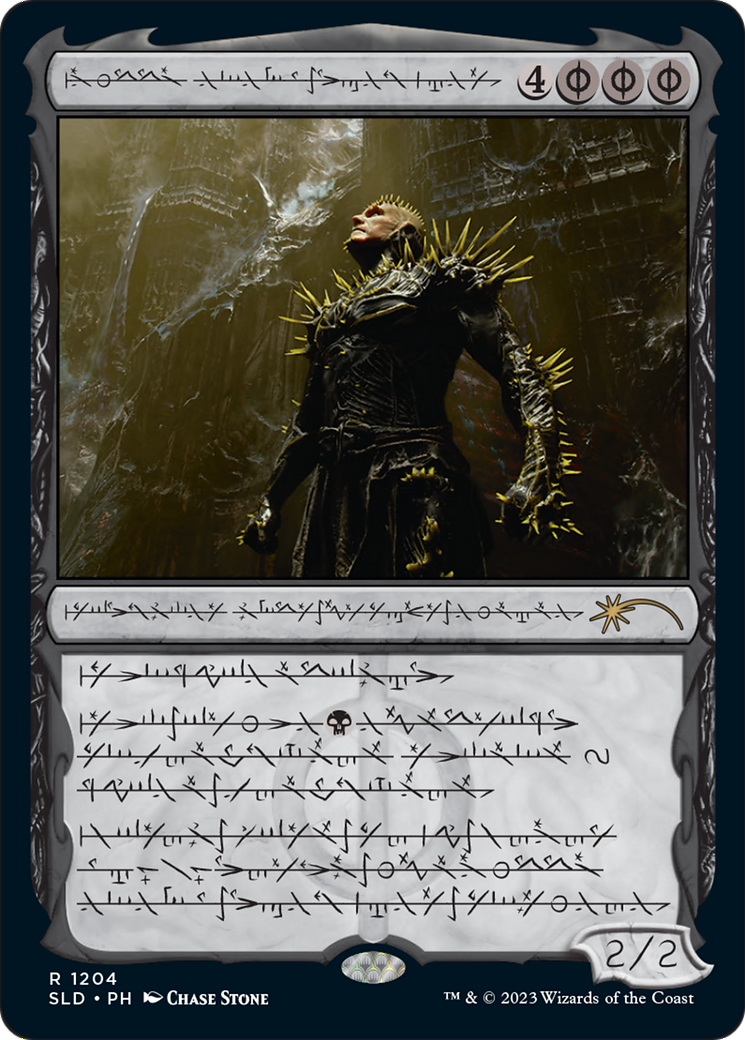 K'rrik, Son of Yawgmoth (Phyrexian) (SLD-1204) [Secret Lair] Drop (Showcase) Foil MTG Single Wizards of the Coast