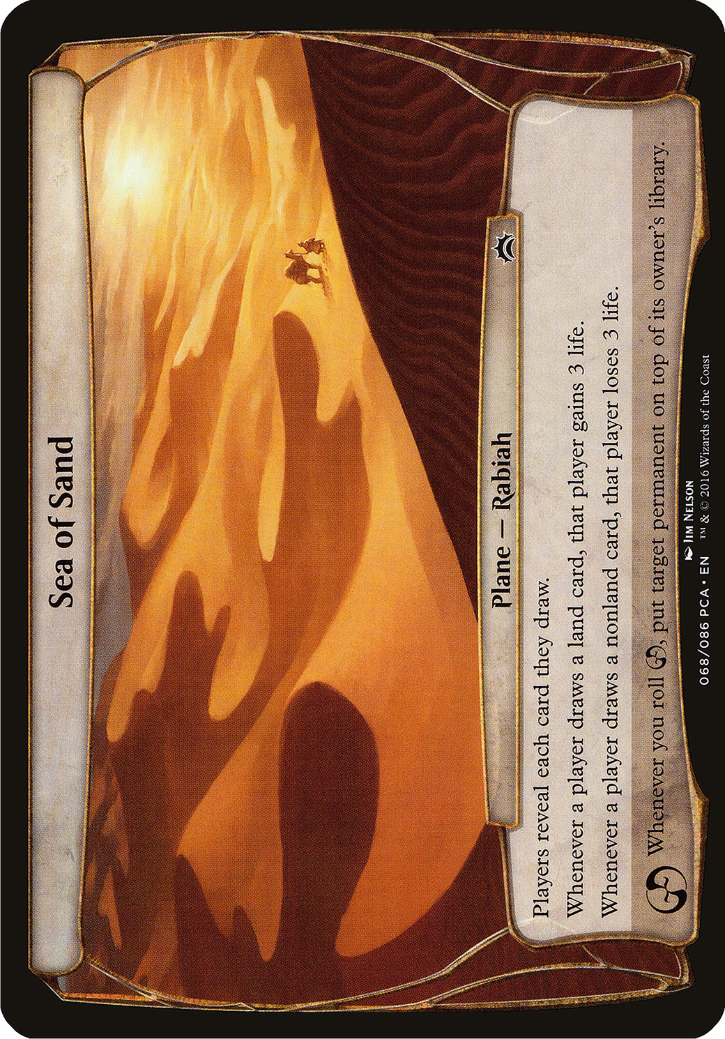 Sea of Sand (Planes) [Planechase Anthology Planes] MTG Single Magic: The Gathering   