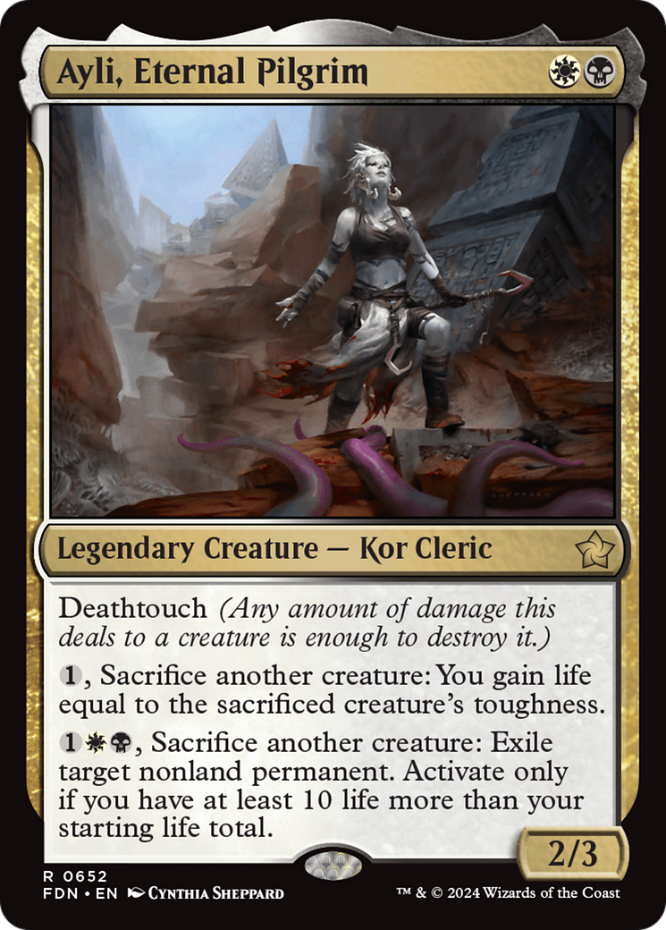 Ayli, Eternal Pilgrim (FDN-652) [Foundations] MTG Single Wizards of the Coast