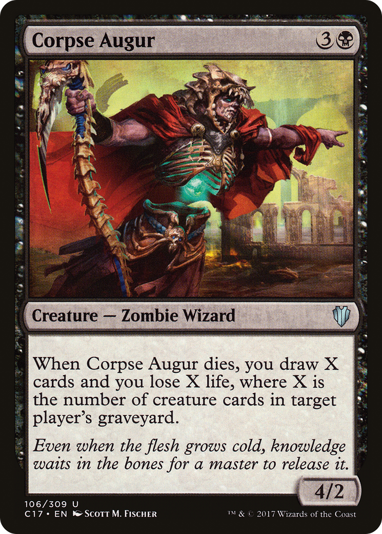 Corpse Augur (C17-106) [Commander 2017] MTG Single Wizards of the Coast