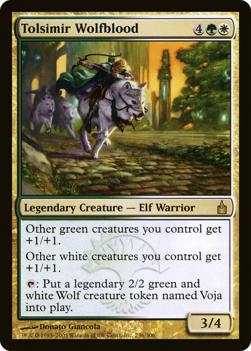Tolsimir Wolfblood (RAV-236) [Ravnica: City of Guilds] MTG Single Wizards of the Coast