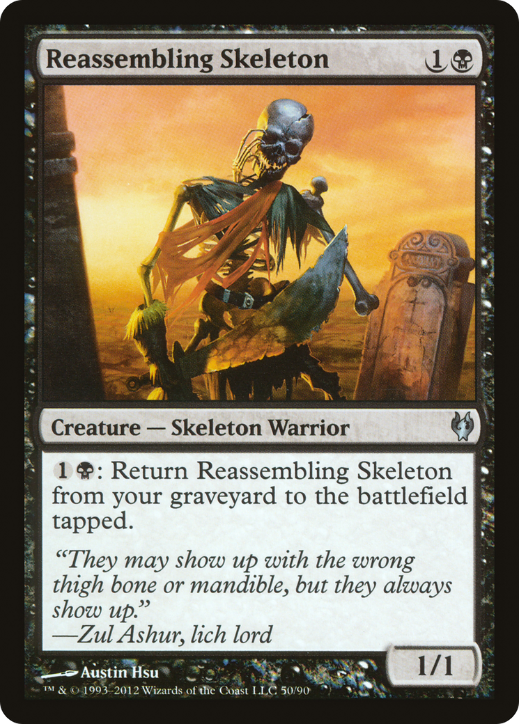 Reassembling Skeleton (DDJ-050) [Misc] Duel Decks: Izzet vs. Golgari MTG Single Wizards of the Coast