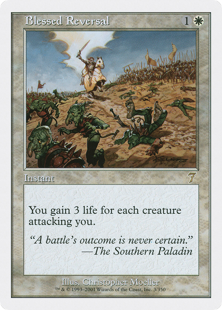 Blessed Reversal (7ED-003) [7th Edition] Foil MTG Single Wizards of the Coast