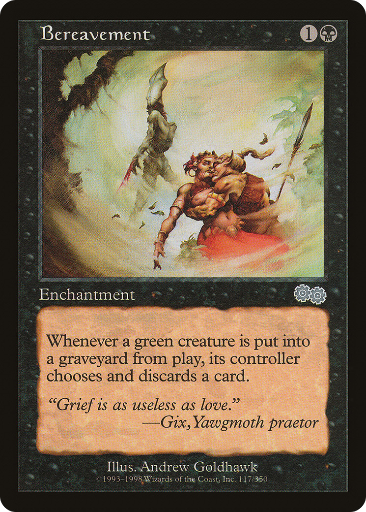 Bereavement (USG-117) [Urza's Saga] MTG Single Wizards of the Coast