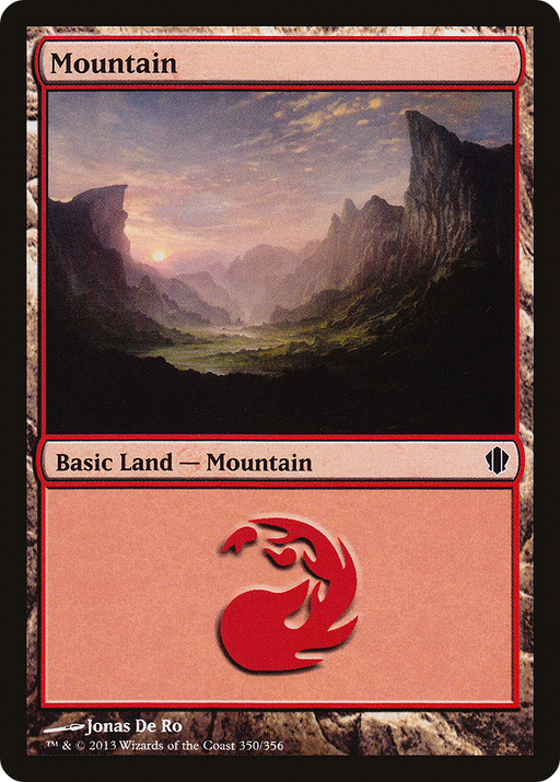 Mountain (350) (C13-350) [Commander 2013] MTG Single Wizards of the Coast