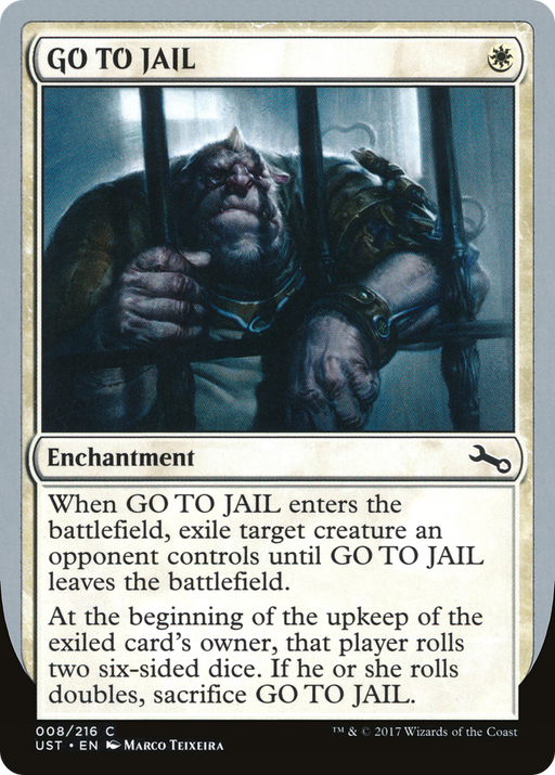 GO TO JAIL (UST-008) [Unstable] MTG Single Wizards of the Coast