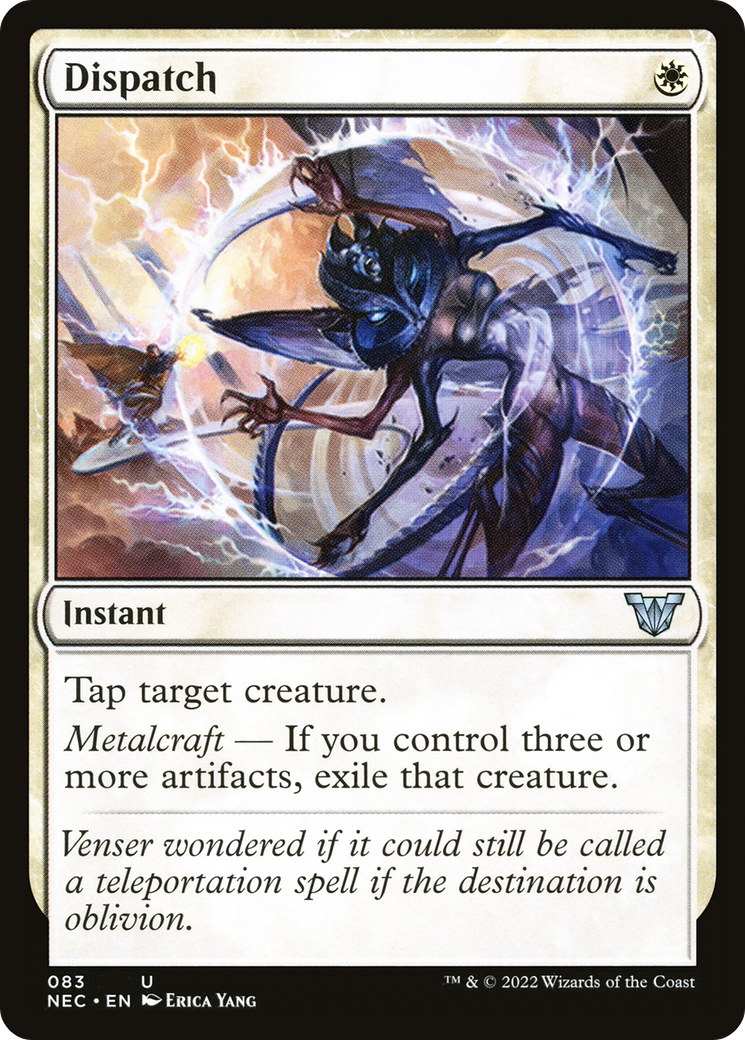 Dispatch (NEC-083) [Neon Dynasty Commander] MTG Single Wizards of the Coast