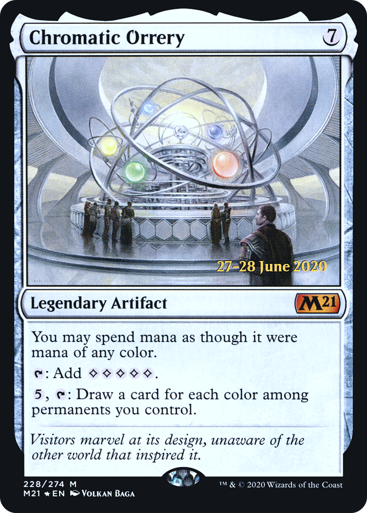 Chromatic Orrery (PRE-228) [Core Set 2021 Promos] Foil MTG Single Wizards of the Coast