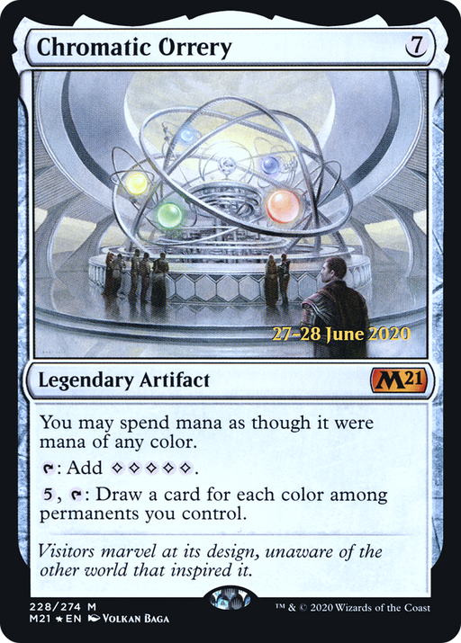 Chromatic Orrery (PRE-228) [Core Set 2021 Promos] Foil MTG Single Wizards of the Coast