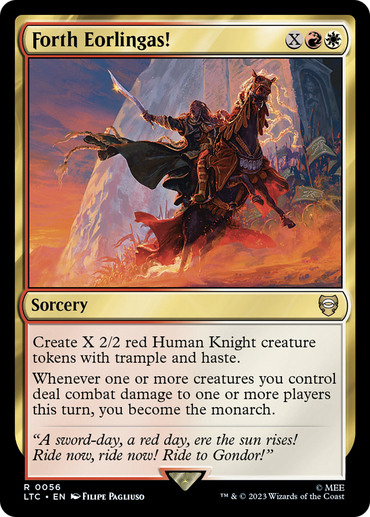 Forth Eorlingas! (LTC-056) [Tales of Middle-earth Commander] MTG Single Wizards of the Coast