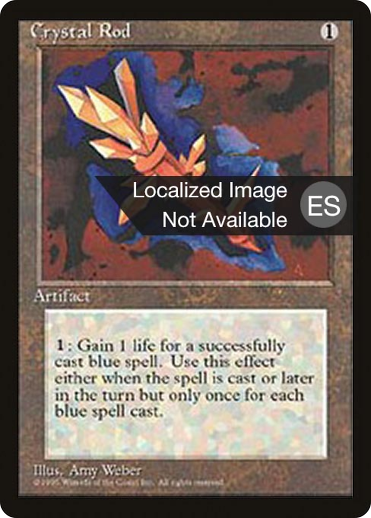 Crystal Rod (4BB-) [Fourth Edition Foreign Black Border] MTG Single Wizards of the Coast