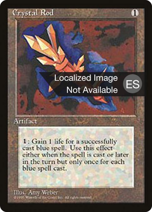 Crystal Rod (4BB-) [Fourth Edition Foreign Black Border] MTG Single Wizards of the Coast