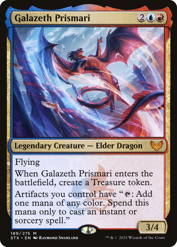 Galazeth Prismari (STX-189) [Strixhaven: School of Mages] Foil MTG Single Wizards of the Coast