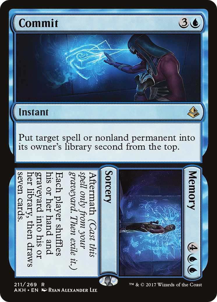 Commit // Memory (AKH-211) [Amonkhet] MTG Single Wizards of the Coast