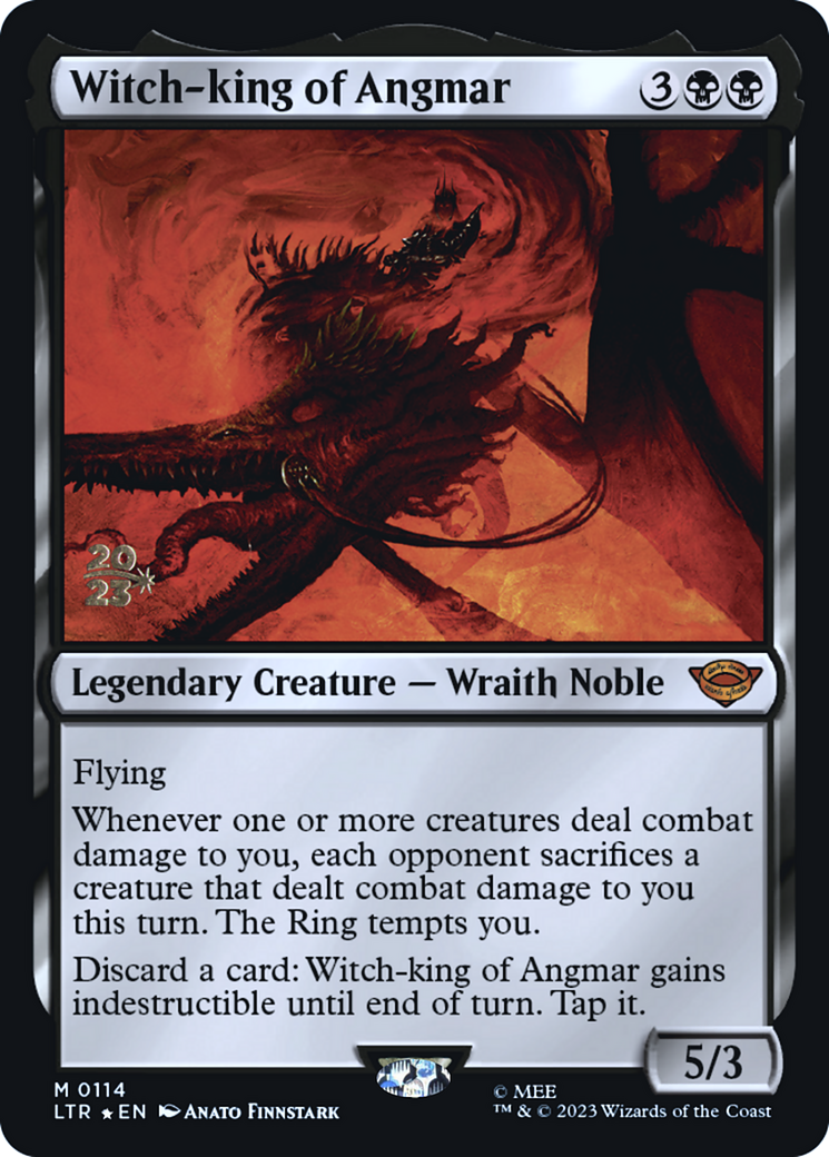 Witch-king of Angmar (PRE-114) [Tales of Middle-earth Promos] Foil MTG Single Wizards of the Coast