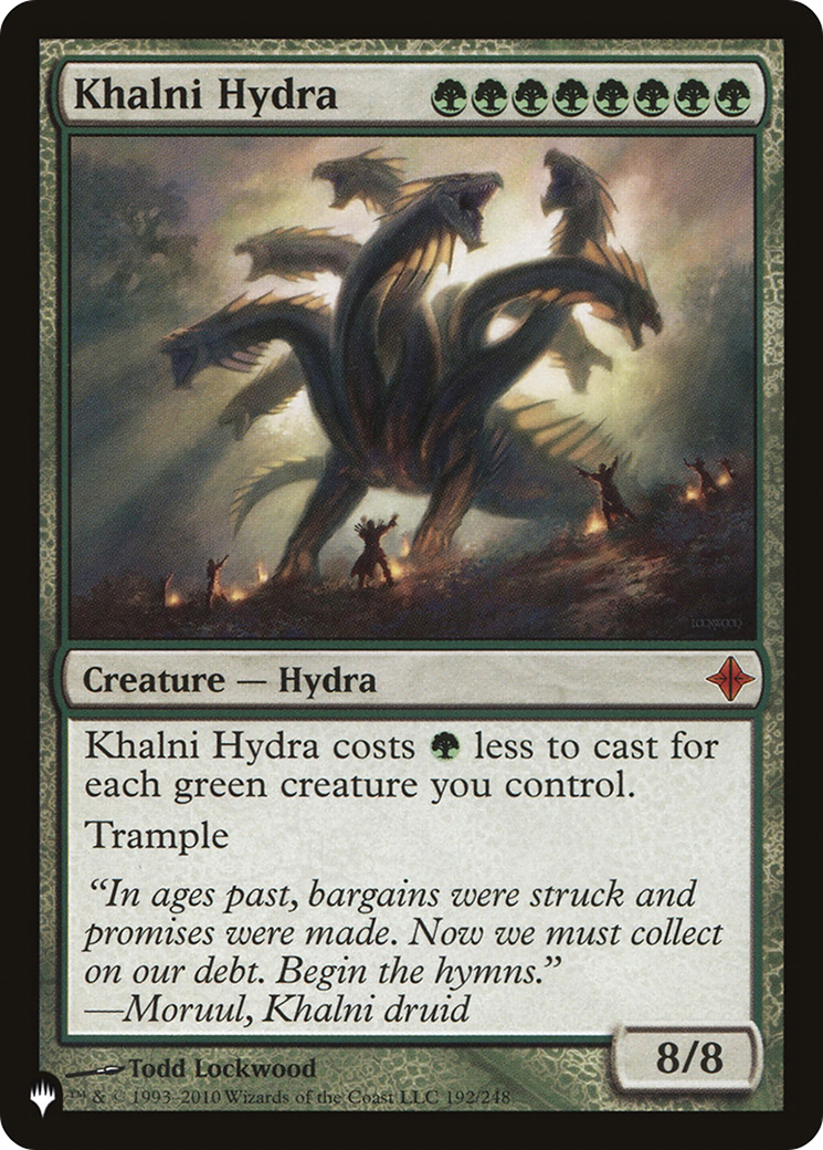 Khalni Hydra (LIST-ROE-192) [Mystery Booster] The List MTG Single Wizards of the Coast