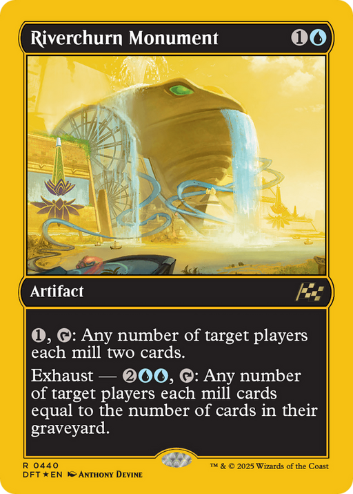 Riverchurn Monument (First-Place Foil) (DFT-440) [Aetherdrift] Foil MTG Single Wizards of the Coast