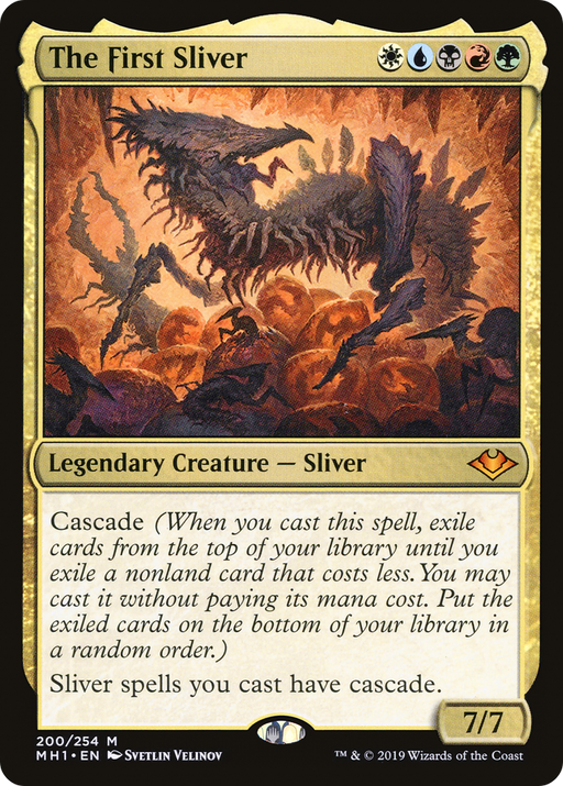 The First Sliver (MH1-200) [Modern Horizons] Foil MTG Single Wizards of the Coast