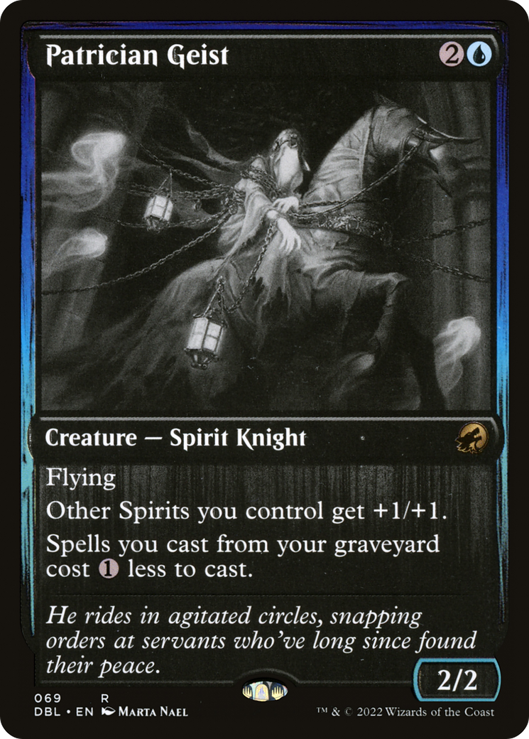 Patrician Geist (DBL-069) [Innistrad: Double Feature] Foil MTG Single Wizards of the Coast