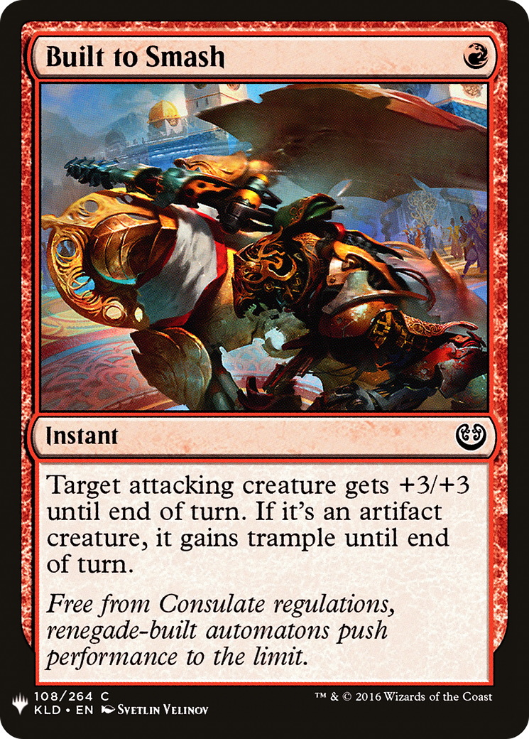 Built to Smash (LIST-KLD-108) [Mystery Booster] The List MTG Single Wizards of the Coast