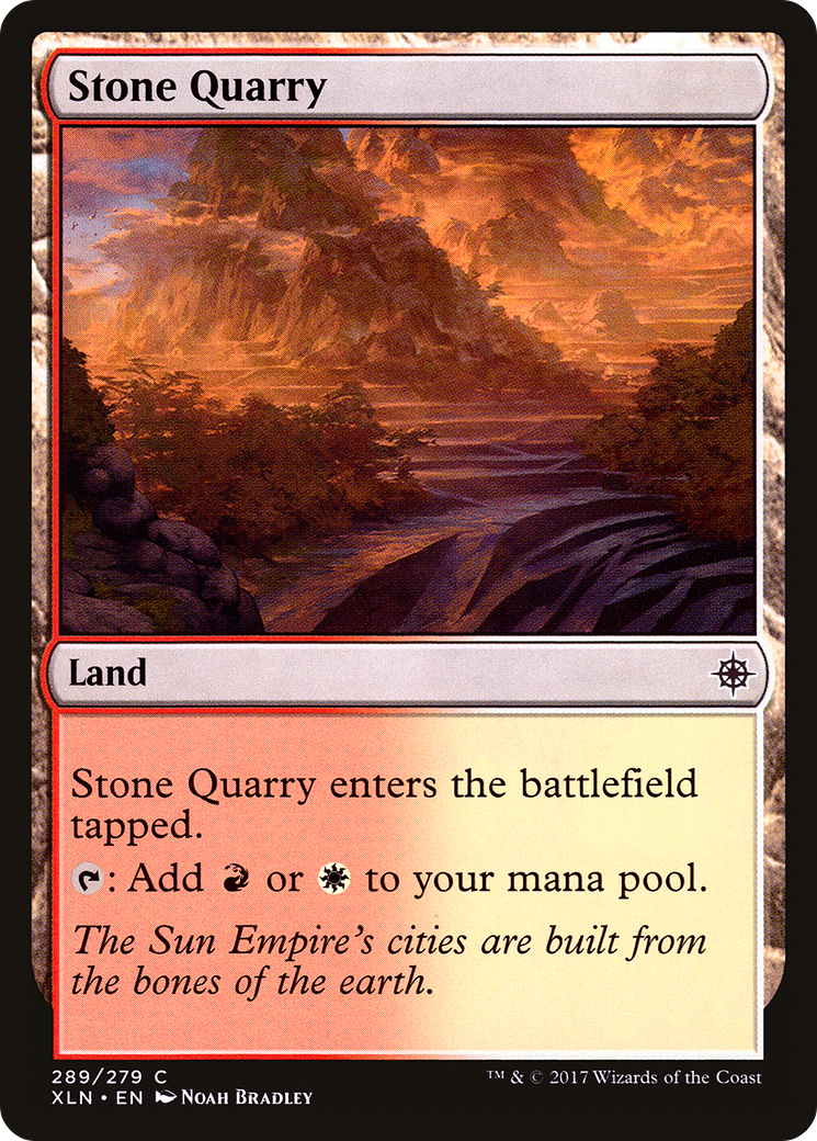 Stone Quarry (XLN-289) [Ixalan] Foil MTG Single Wizards of the Coast