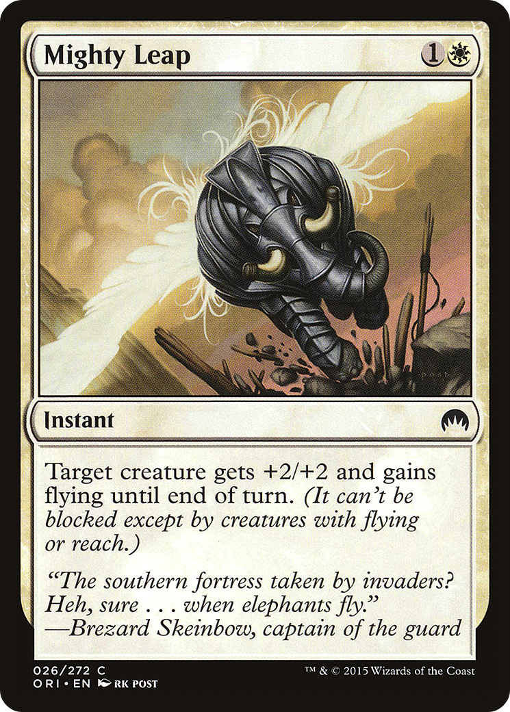 Mighty Leap (ORI-026) [Magic Origins] Foil MTG Single Wizards of the Coast