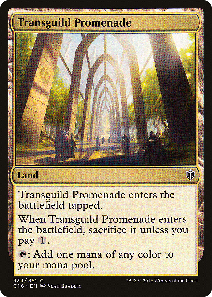 Transguild Promenade (C16-334) [Commander 2016] MTG Single Wizards of the Coast